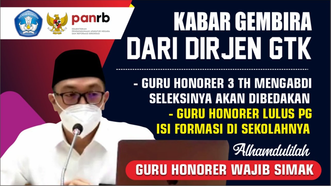 SELEKSI PPPK Tahap 3 Tahun 2022 Prioritaskan Guru Honor di Negeri dan